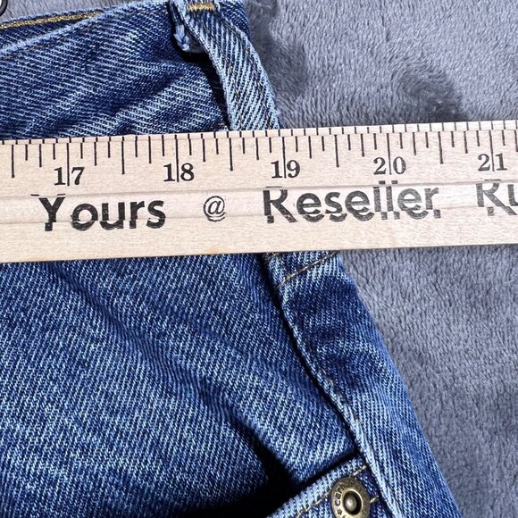 Carhartt Men's Relaxed Fit Flannel-Lined Jeans 40x30 Blue Denim AS IS Work Jeans - Picture 6 of 13